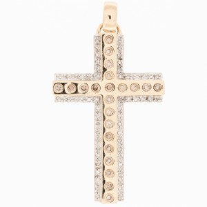 GERMAN CROSS 14KT GOLD WITH...