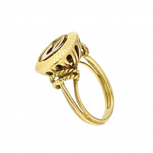 FRENCH SIGNET RING WITH...