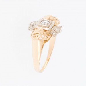 Art Deco 18kt Yellow and...
